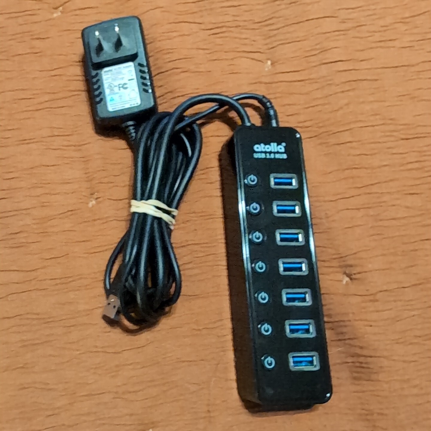 Atolla 7-Port Powered USB Hub 3.0 Splitter With Dedicated Charging Port