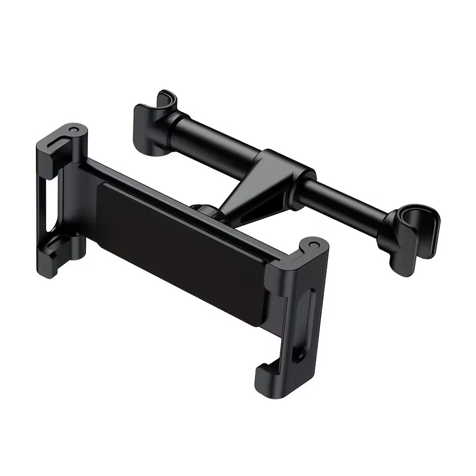 Car Headrest Mount Tablet Holder with 360° Rotation for 4–13 Inch Devices