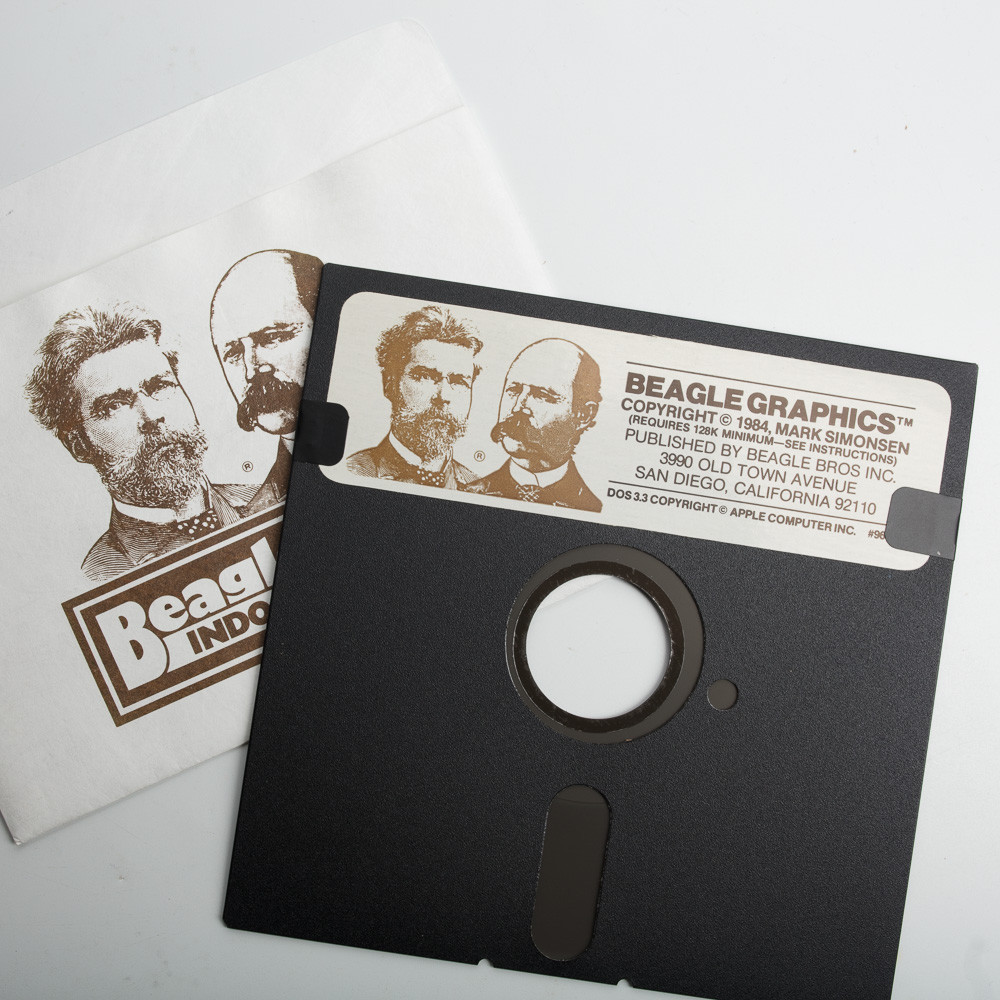 Vintage Beagle BrosBeagle Graphics 1984 Dos 3.3 Apple Computers