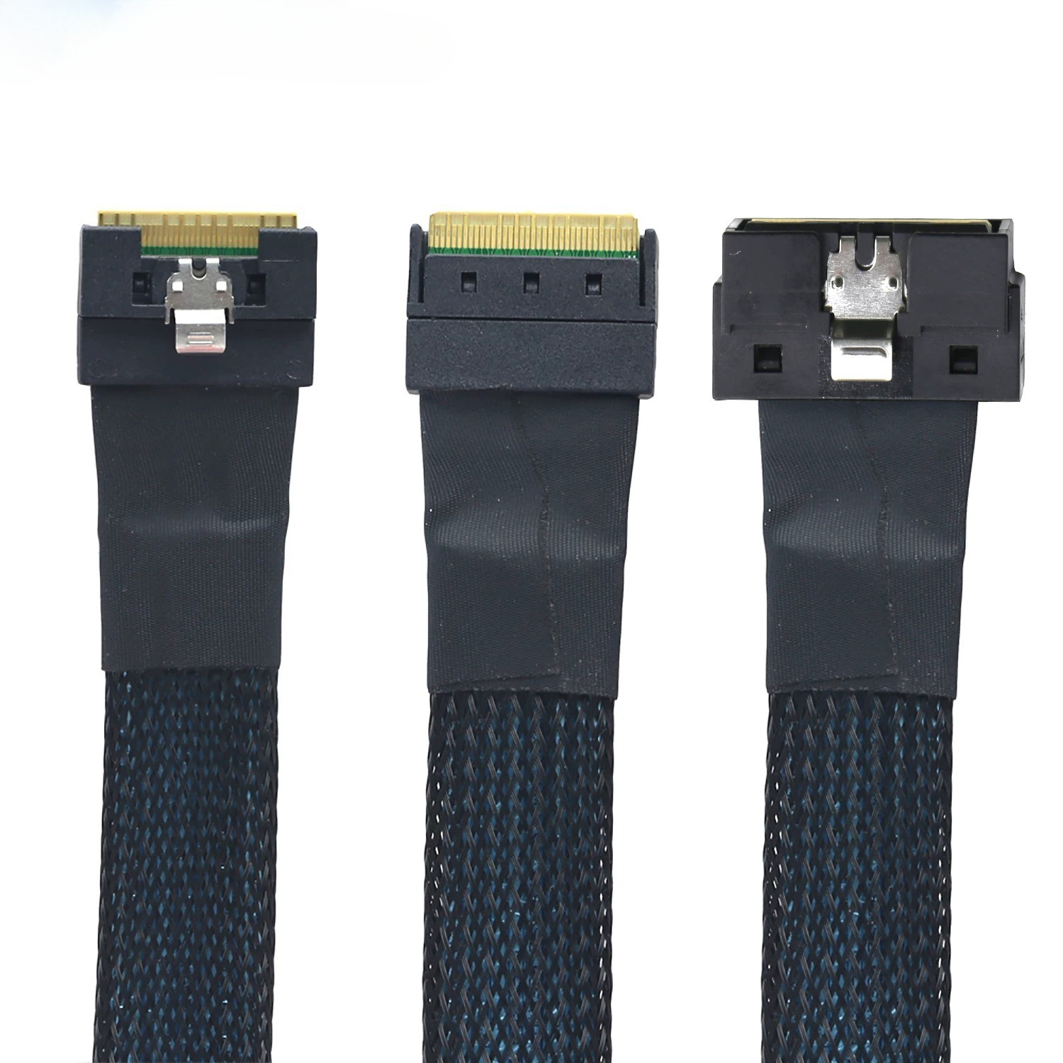 PCIe SlimSAS LP Low Profile SFF-8654 8i to SFF-8654 8i Full Lock Server Cable