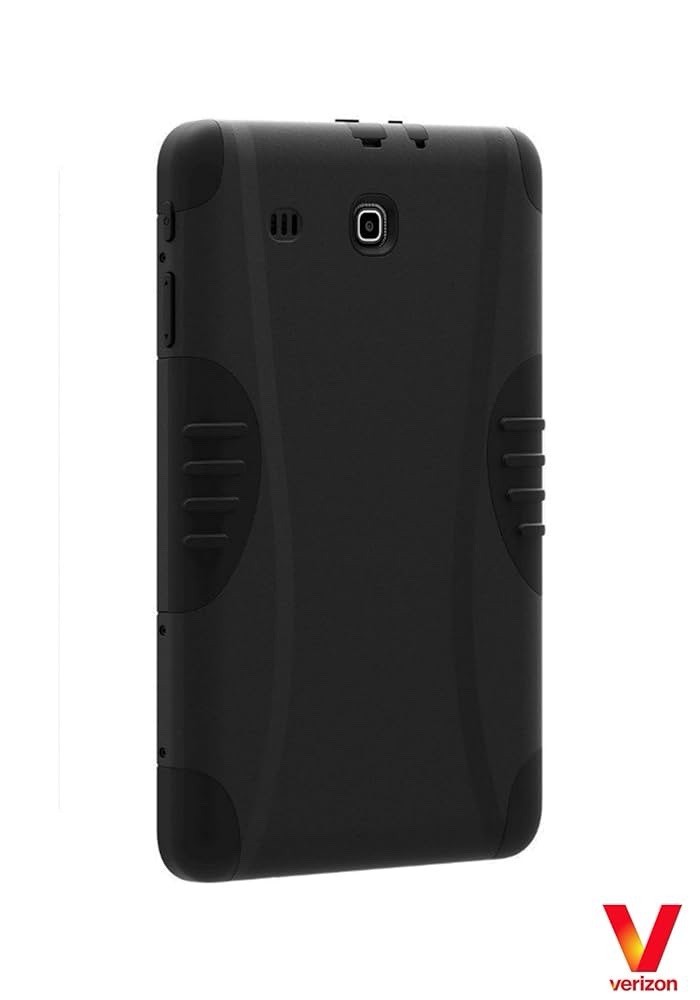 Verizon Rugged Dual Layer Full Body Case for Samsung Galaxy Tab E (8.0) - Black