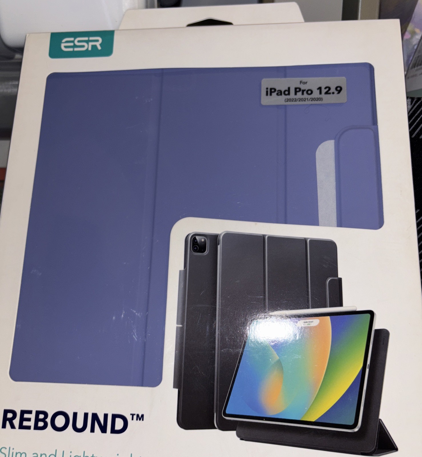 ESR Rebound Magnetic Trifold Case for iPad Pro 12.9 (New Open Box)