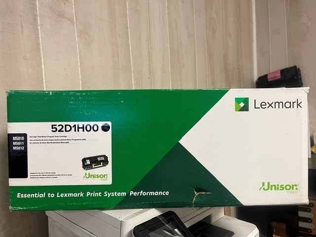 Lexmark 52D1H00 High Yield Black Toner Cartridge - Sealed Box