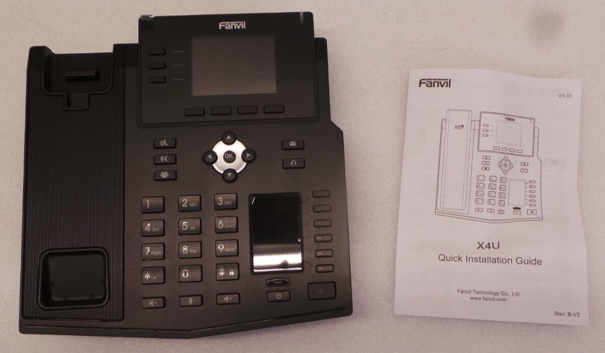 Fanvil X4U 12-Line Enterprise IP Phone - Black OPEN BOX
