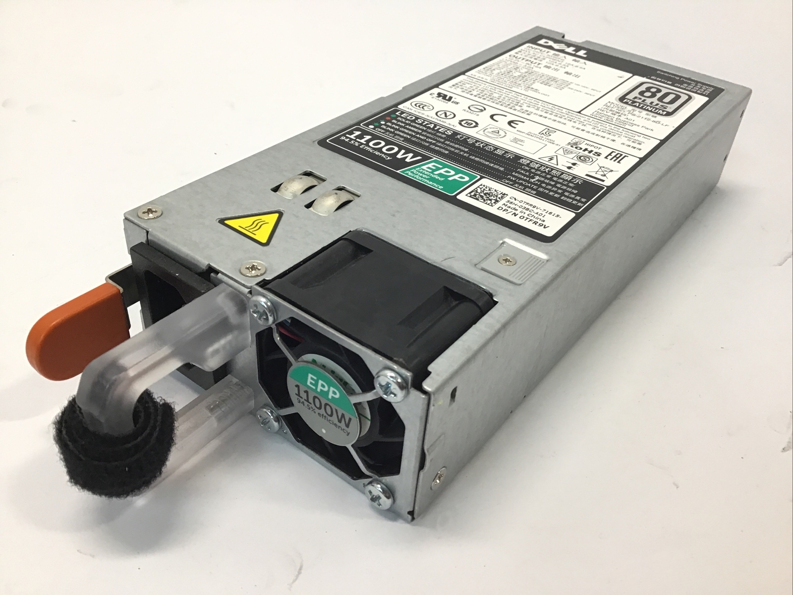 Dell 1100W Power Supply 200-240V HOT PLUG R730XD R830 L1100E-S1