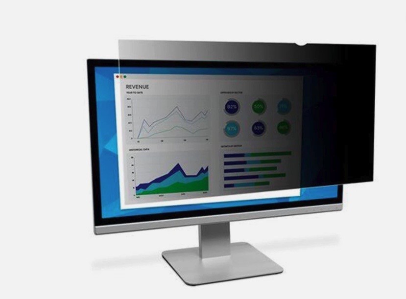 (5/Cs) 3M Privacy Filter Screen for 27” Computer Monitor Adhesive Mount PF270W9E
