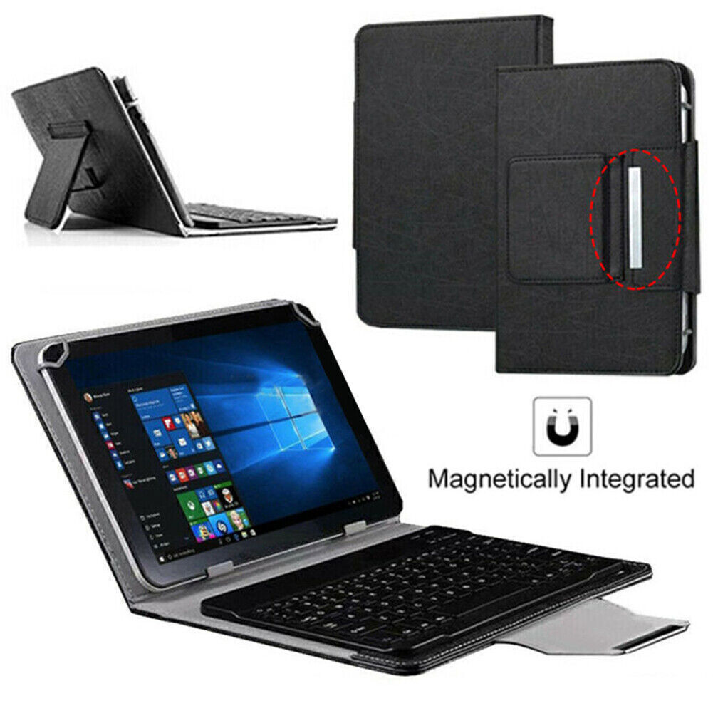 US For Amazon Kindle Fire HD 10 13th Gen 2023 Keyboard Leather Stand Case Cover