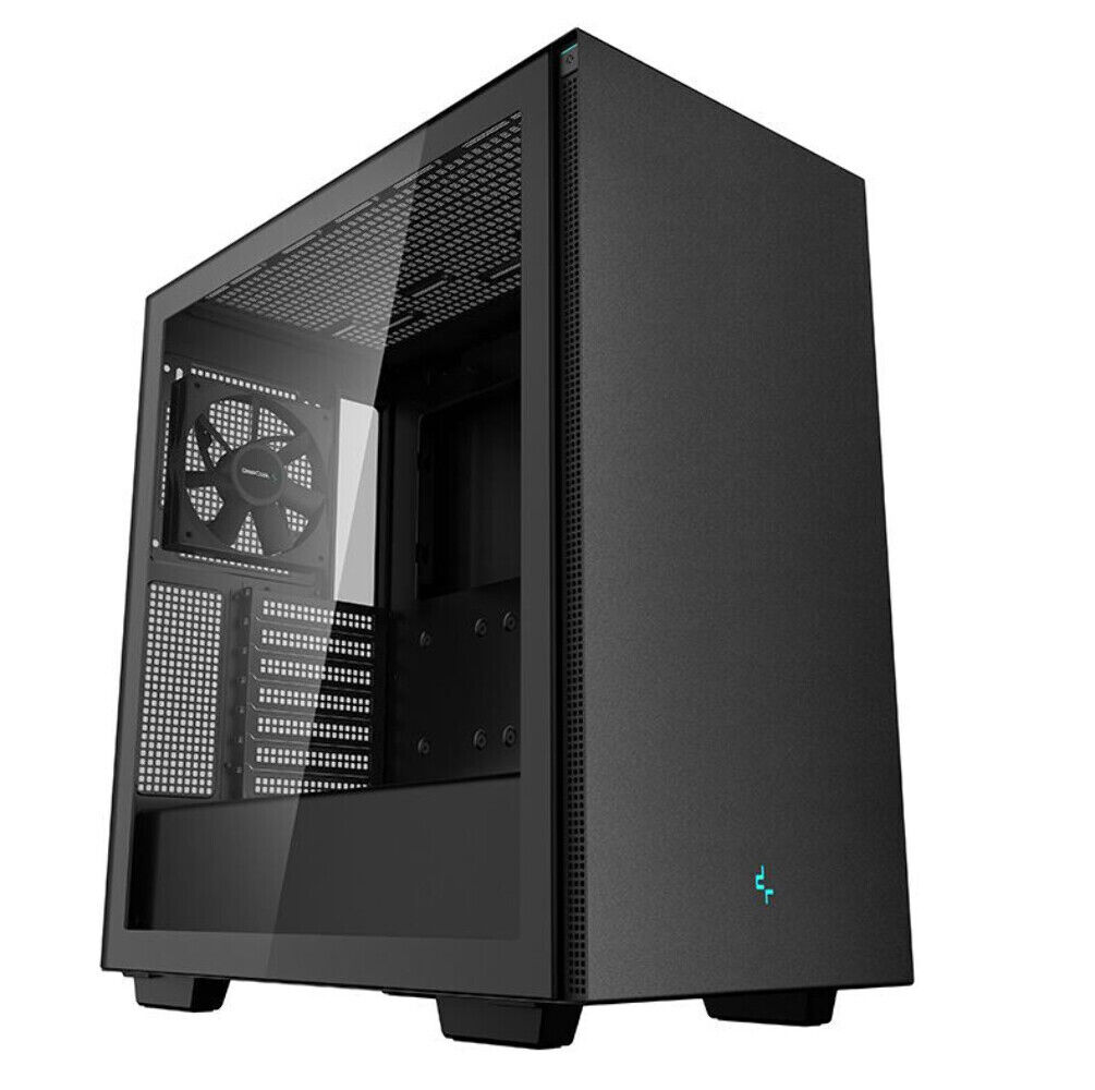 DeepCool CH510 Mid-Tower ATX Case, Tempered Glass, 1 x 120mm Pre-Installed Fans,