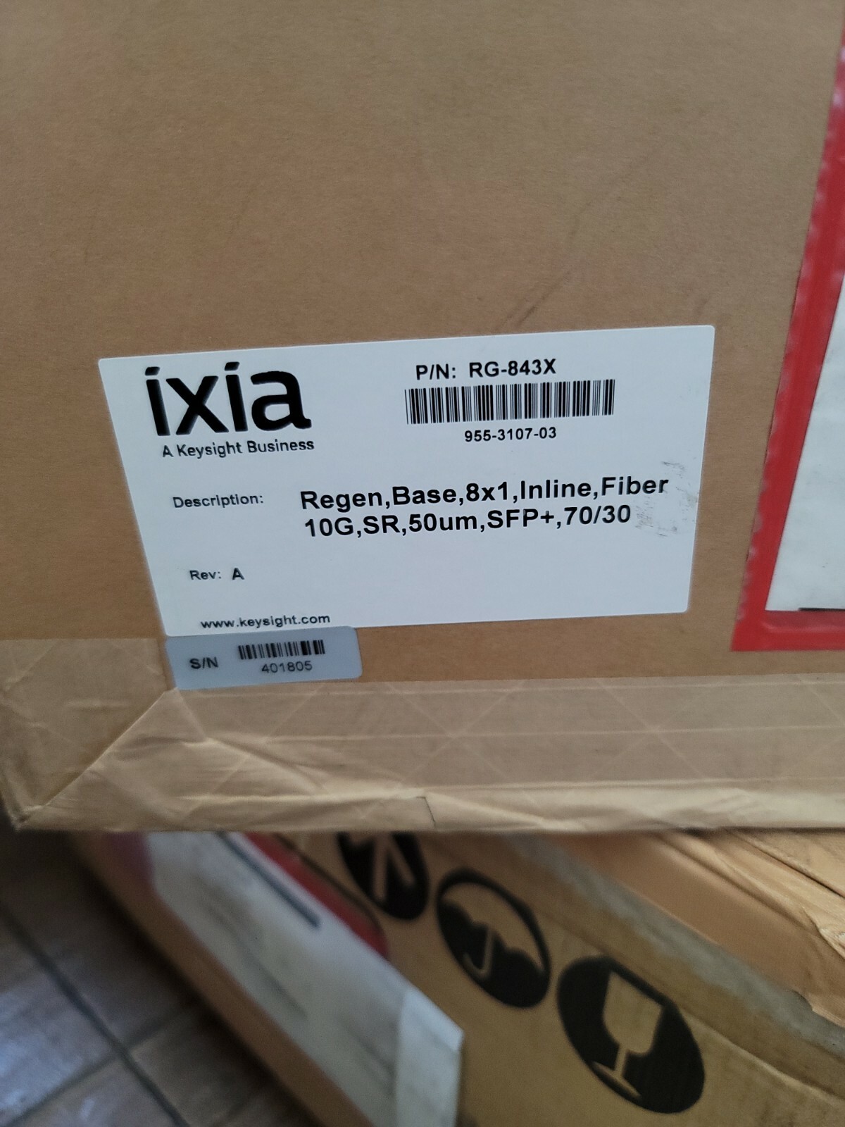 Keysight Technologies IXIA RG-843X Regeneration Base 