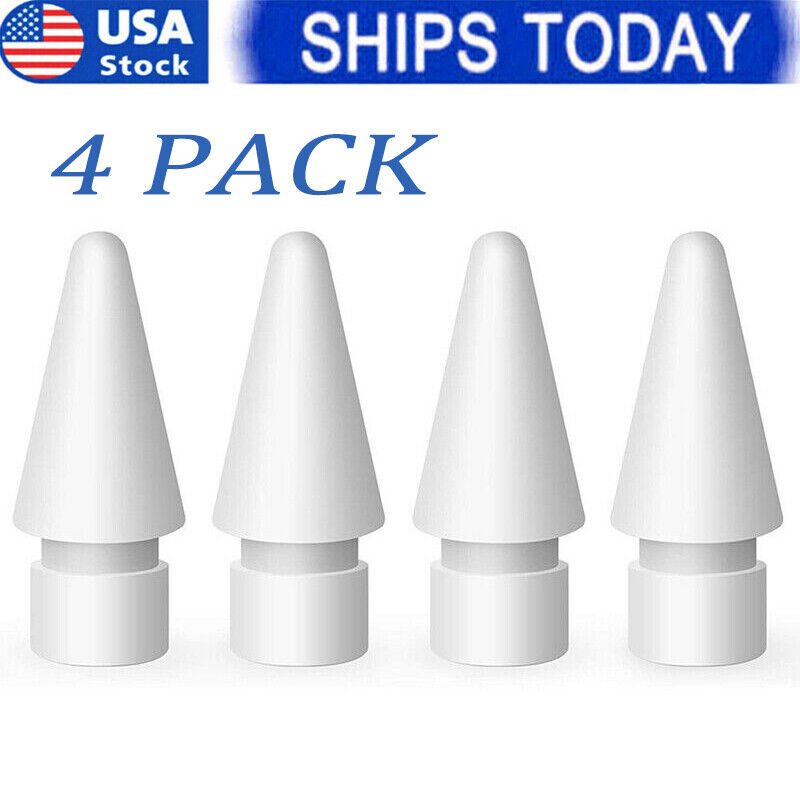 4 Pack Replacement Tip for Apple Pencil Nibs for Apple Pencil 1St & 2Nd Gener