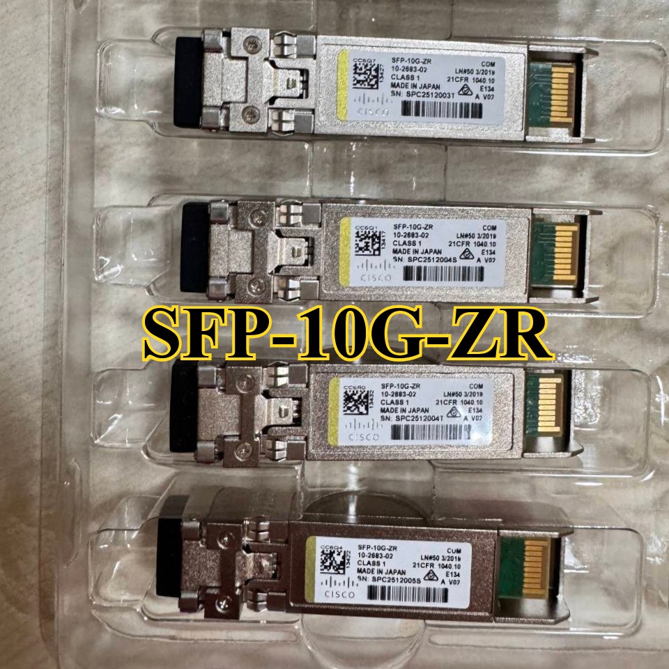 SFP-10G-ZR Cisco 10GBASE-ZR SFP+ Transceiver Module for SMF S-Class Fast Ship