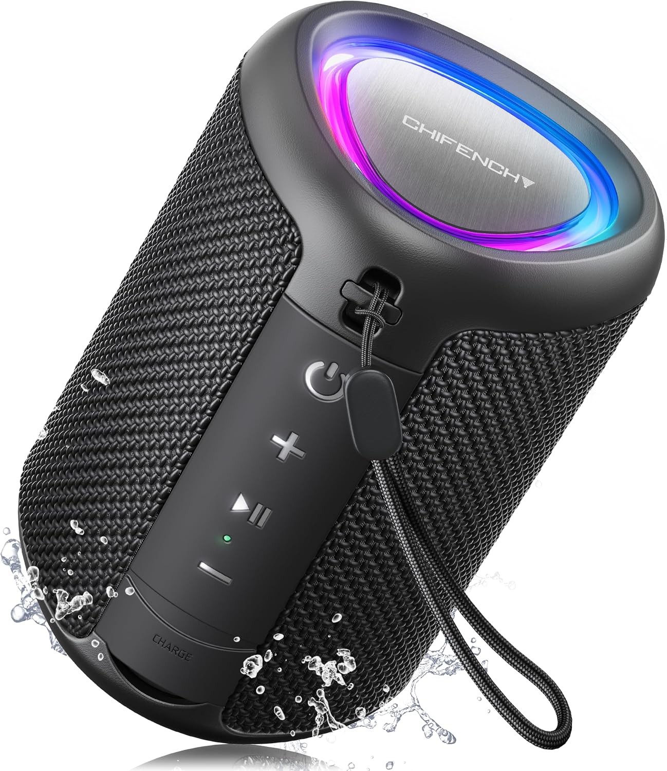 CHIFENCHY Portable Bluetooth Speaker IPX5 Waterproof Outdoor Wireless Sound