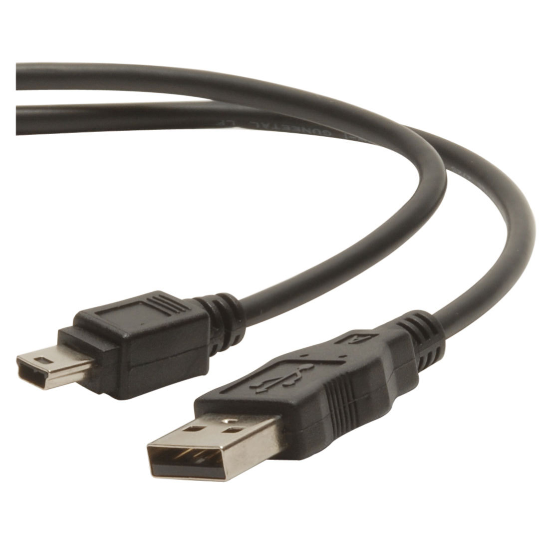 USB 2.0 Cable A to Mini B Black 2m (6.6 ft.)