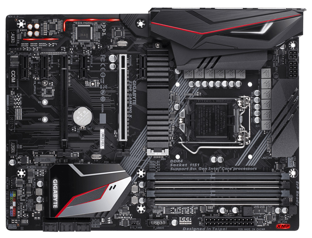 Gigabyte Technology Z390 GAMING X Motherboard 1151 DDR4 Dual M.2 ATX USB 3.1