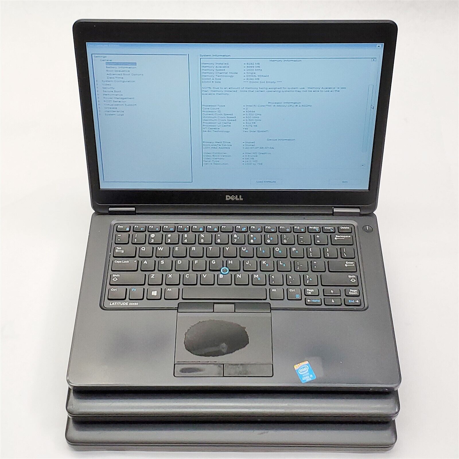 Dell Latitude E5450 Laptop Intel Core i5 5300U 2.30GHZ 14\
