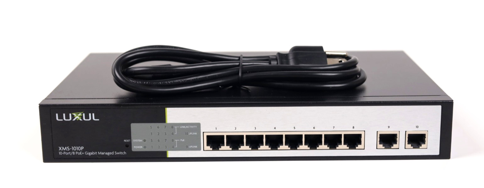 Luxul XMS-1010P 10 Port Gigabit Managed PoE/ PoE+ Switch u499