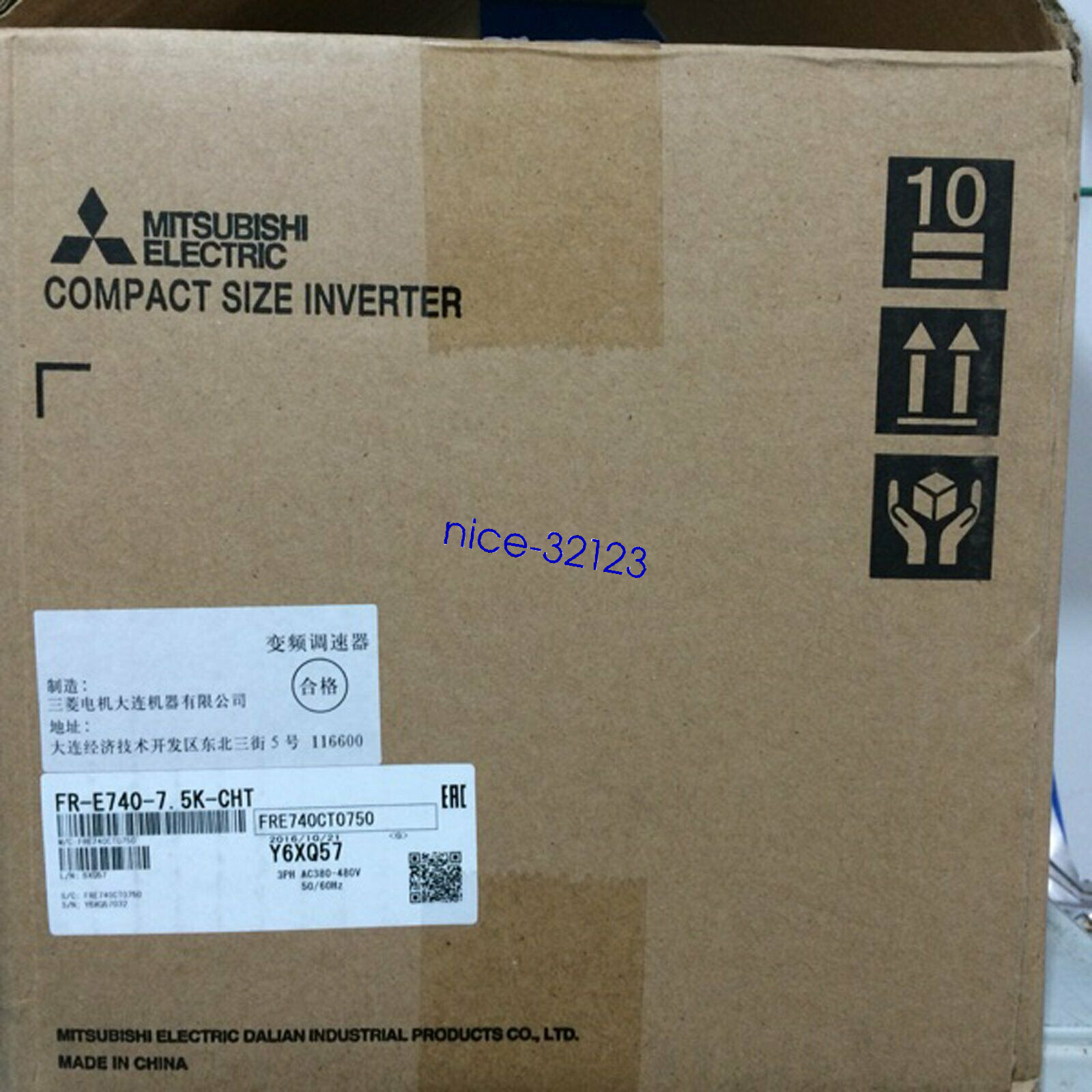 1PC MITSUBISHI FR-E740-7.5K-CHT Inverter New FRE7407.5KCHT Expedited Shipping