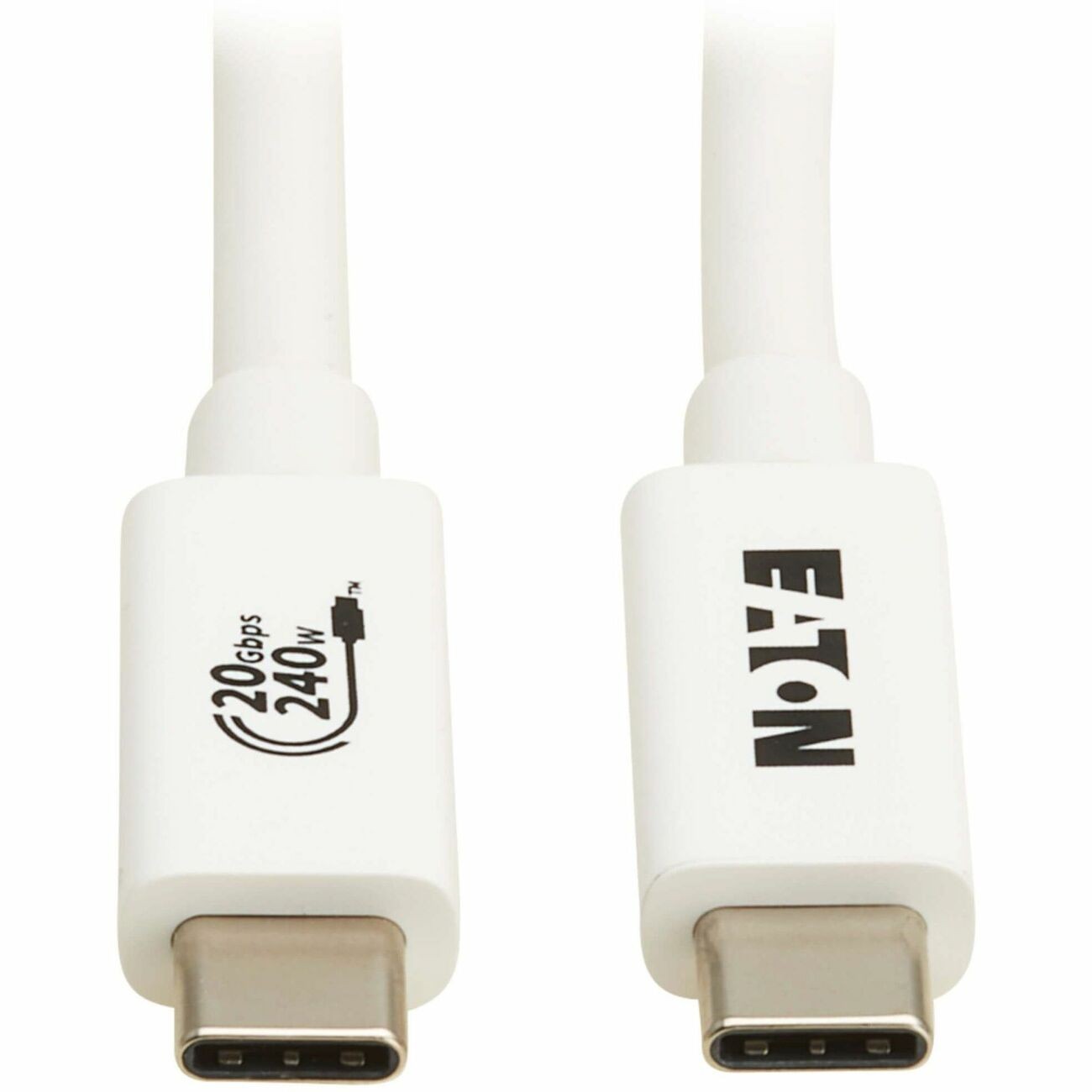 Tripp Lite U5211P0MWH20G USB4 20Gbps Cable 2m M/M White