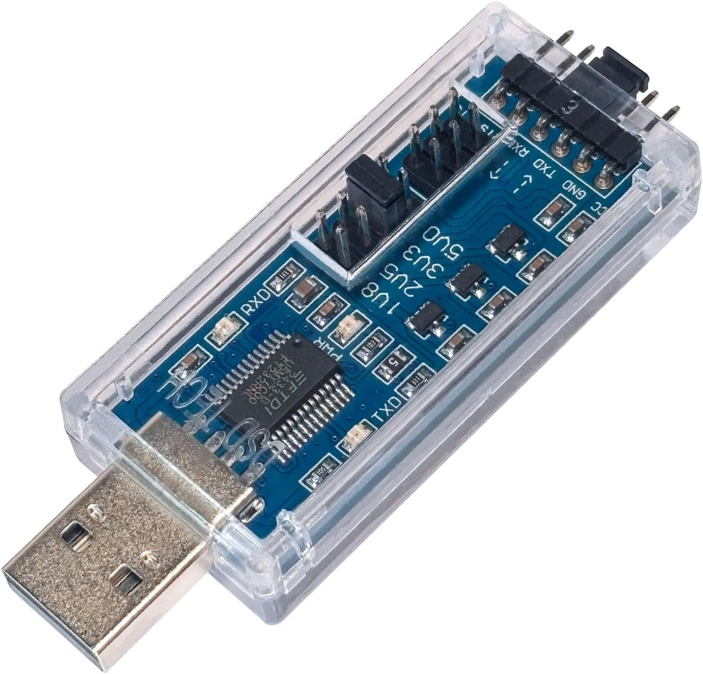 SH-U09C5 USB to TTL UART Converter Cable with FTDI Chip Support 5V 3.3V 2.5V 1.8