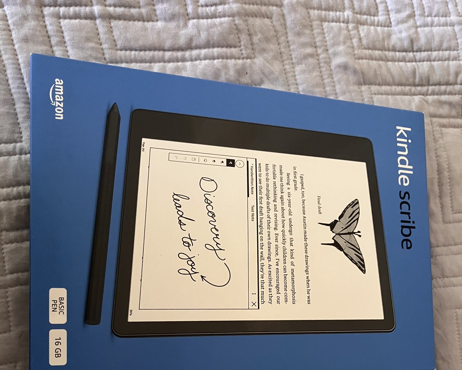 Amazon Kindle Scribe 16GB eBook Reader Tablet w/ Basic Pen, Amazon Kindle
