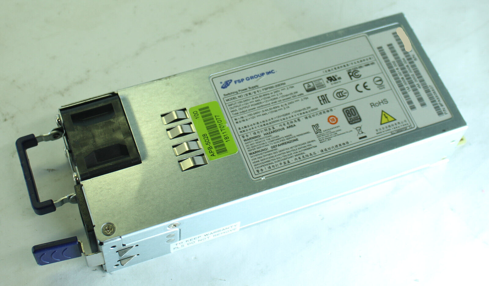 FSP Group FSP550-20ERM 550W 80 Plus Platinum Switching Power Supply