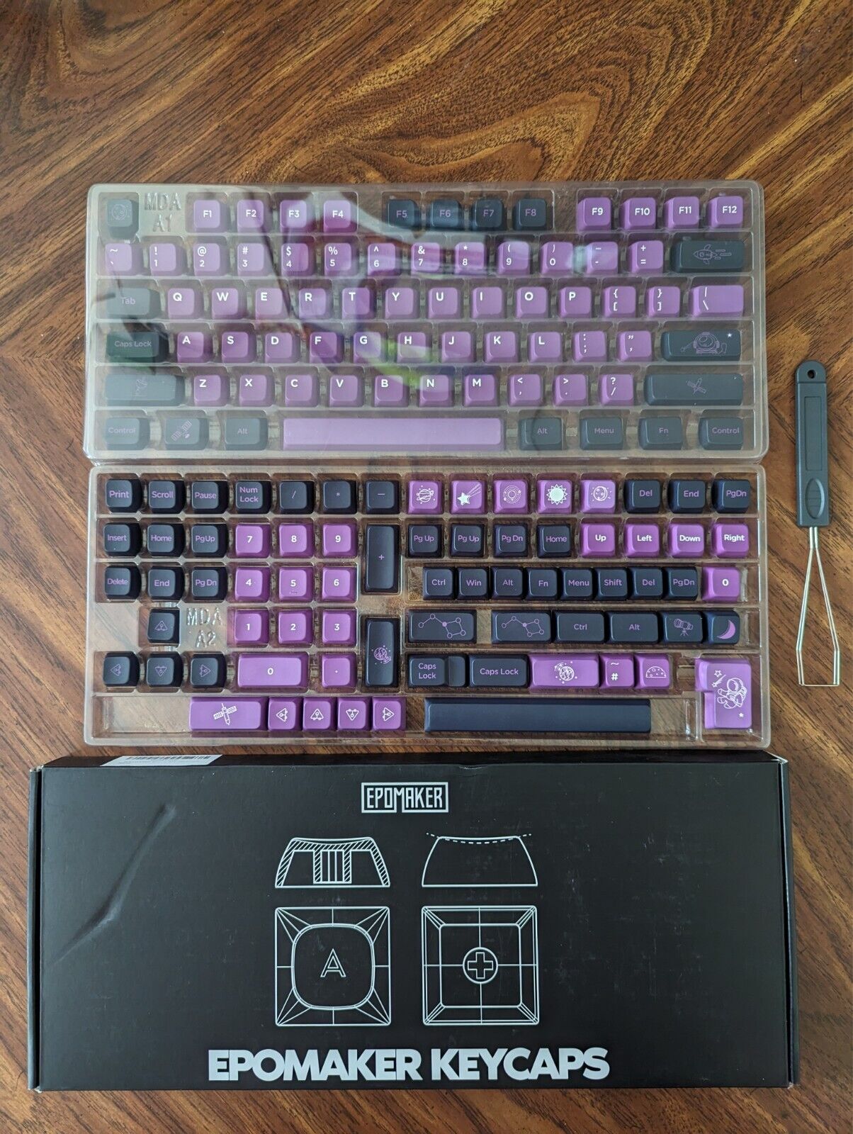 Epomaker Purple (X003EYV5PJ) Complete Mechanical Keyboard Keycaps *NEW*