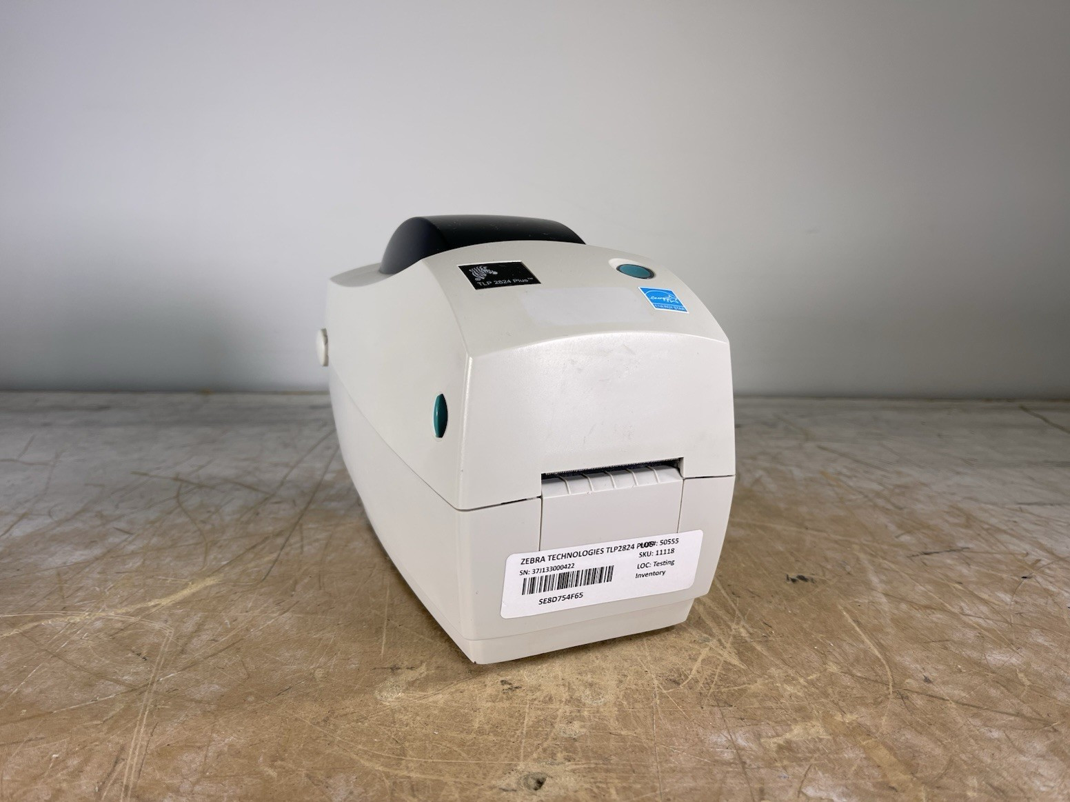 ZEBRA TECHNOLOGIES TLP2824 282P-101510-000 PLUS THERMAL LABEL PRINTER