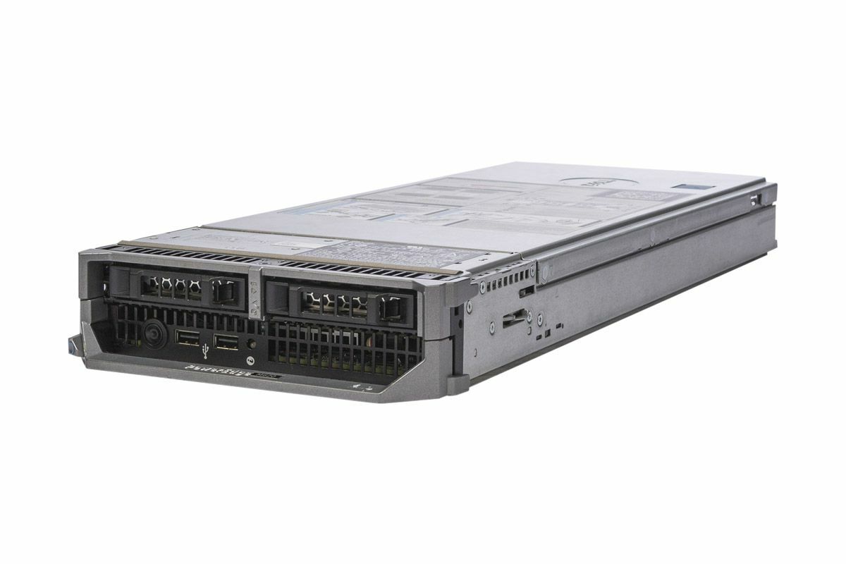 Dell PowerEdge M620 Blade Server 2x Quad-Core E5-2609 2.4GHz 8GB Ram 2x HDD Bay