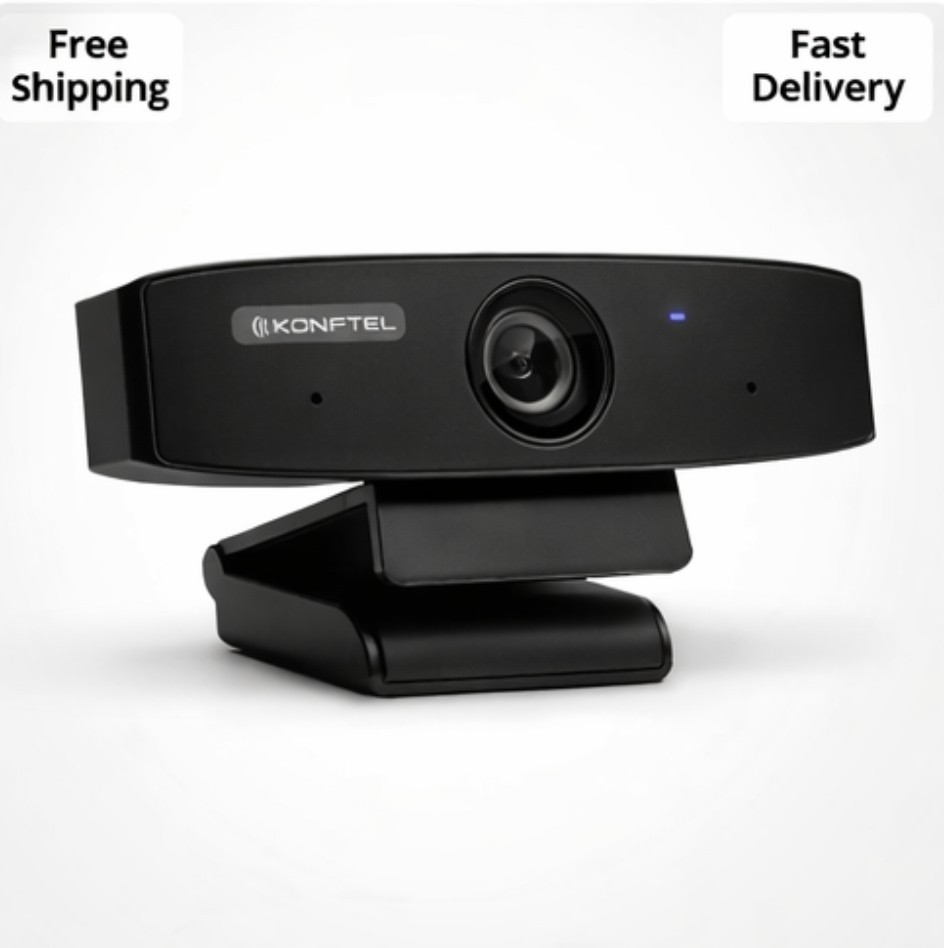 Konftel Cam10 HD USB Webcam Conference Camera for PC Mac Zoom Teams
