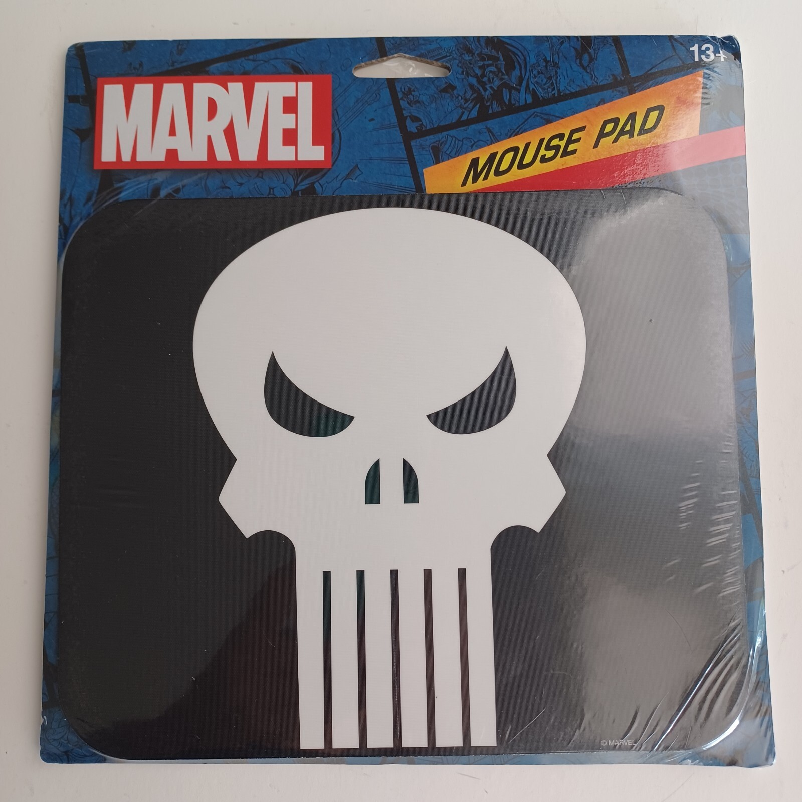 Marvel The Punisher Mouse Pad, Ata-Boy, 2015 NEW SEALED Official Skull Logo