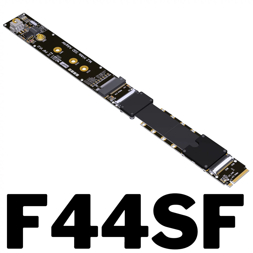 Full Speed Extension Cable For M.2 NVMe SSD FFC MKey PCIe 5.0 GEN5  Riser Card