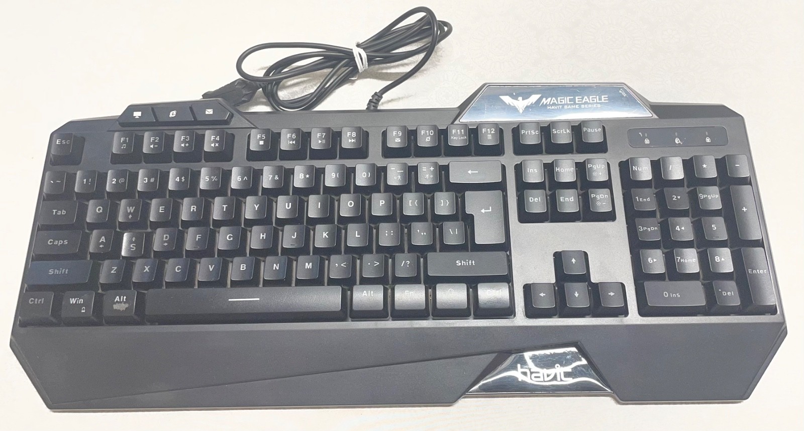 HAVIT Multi-Function Backlit Keyboard Game Series Magic Eagle HV-KB558CM Black