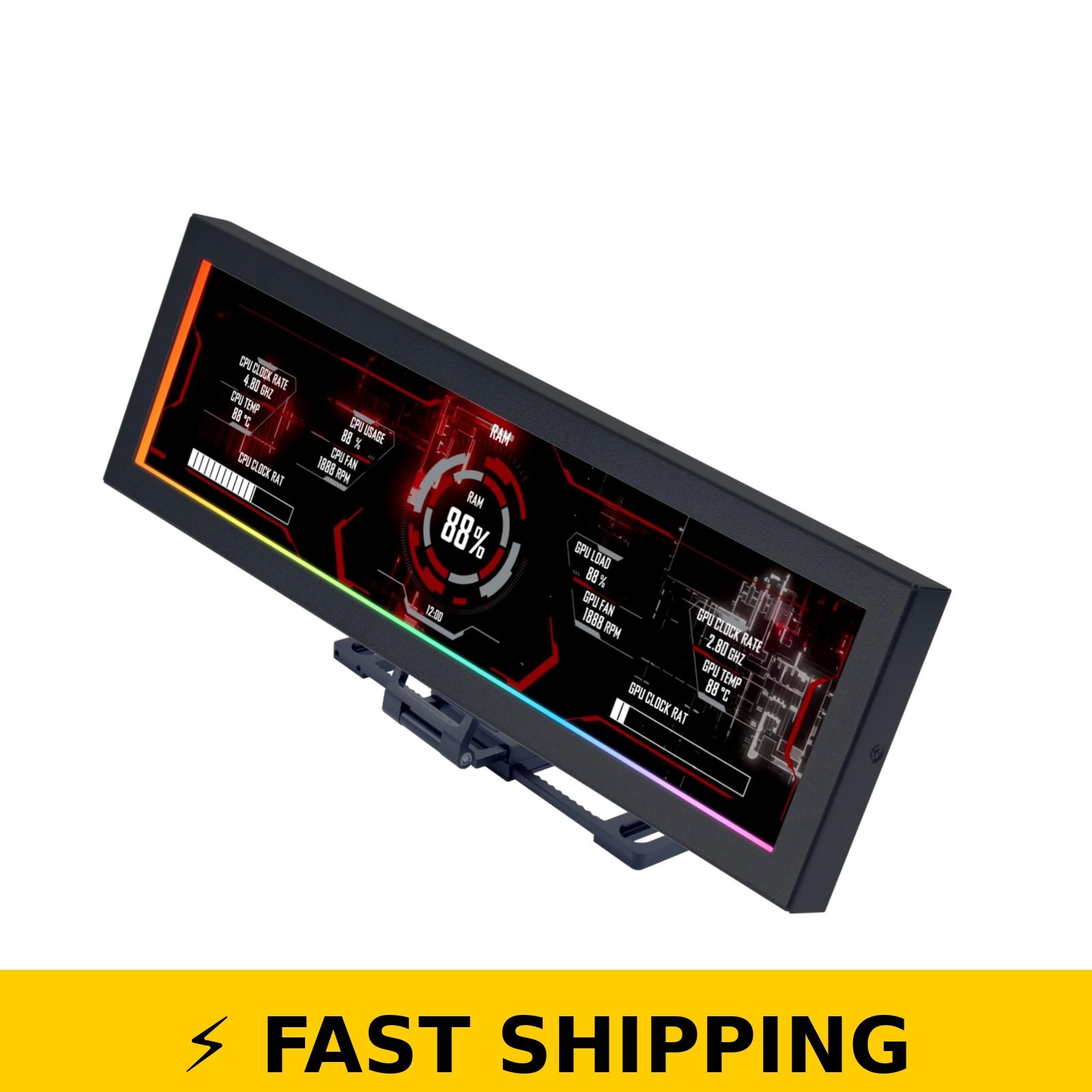 Lian Li 8.8" Universal Screen - Adjustable ARGB Mini Monitor