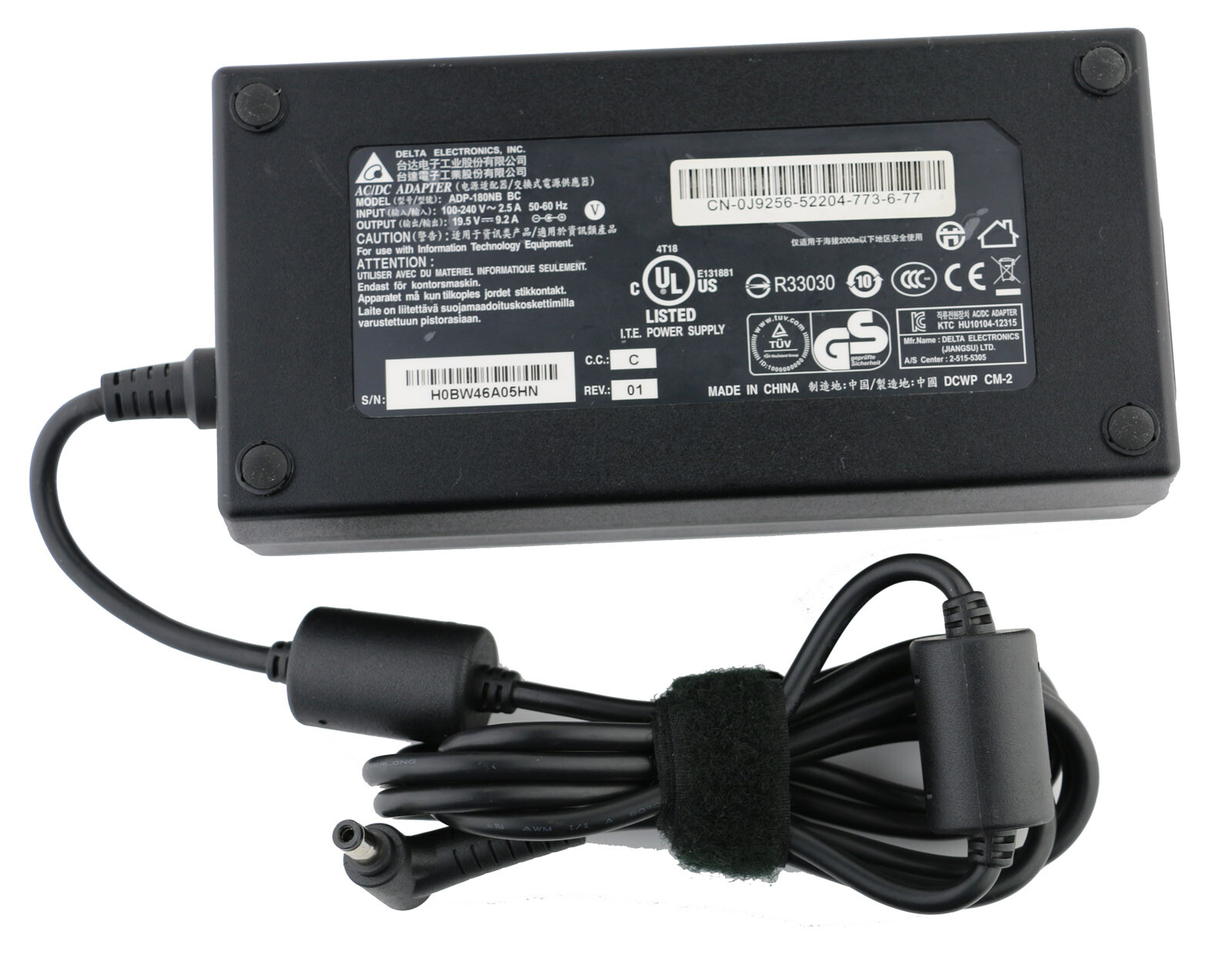 For Delta 19.5V 180W AC Adapter Charger For MSI GT70-2PE GT70-2PC GT70-20D