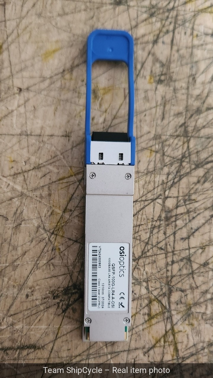 U92441 Cisco QSFP100GLR4S QSFP 100GBASELR4 SARISTA Class Transceiver Mod G1N