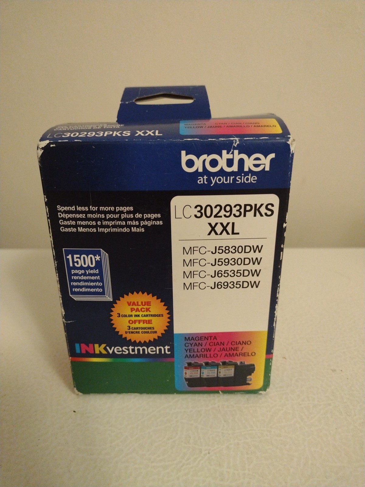 Brother LC30293PKS XXL High Yield Ink Cartridge
