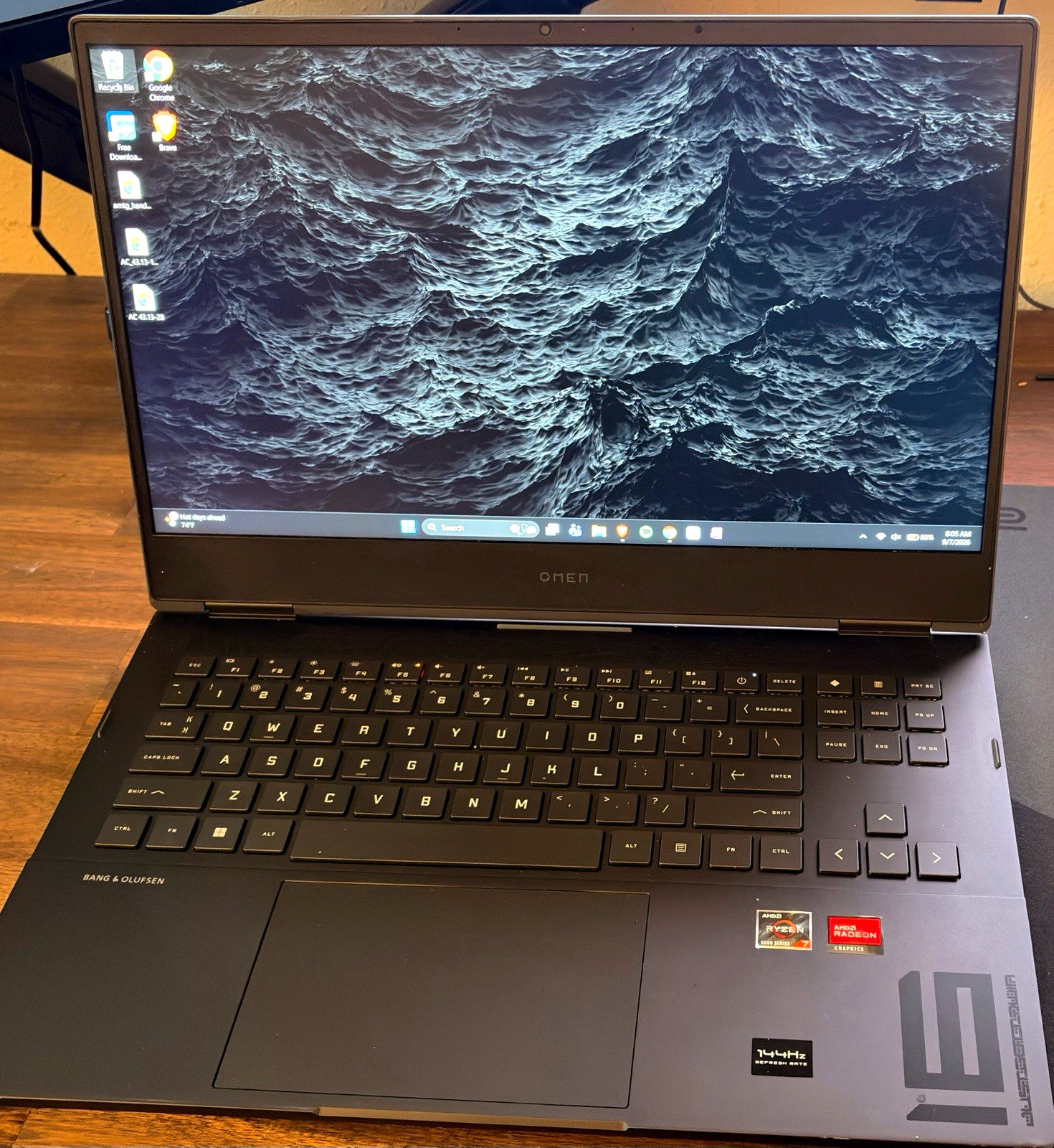 HP OMEN 16" Gaming Laptop Ryzen 7 6800-Radeon Graphics-144Hz 1TB-Storage