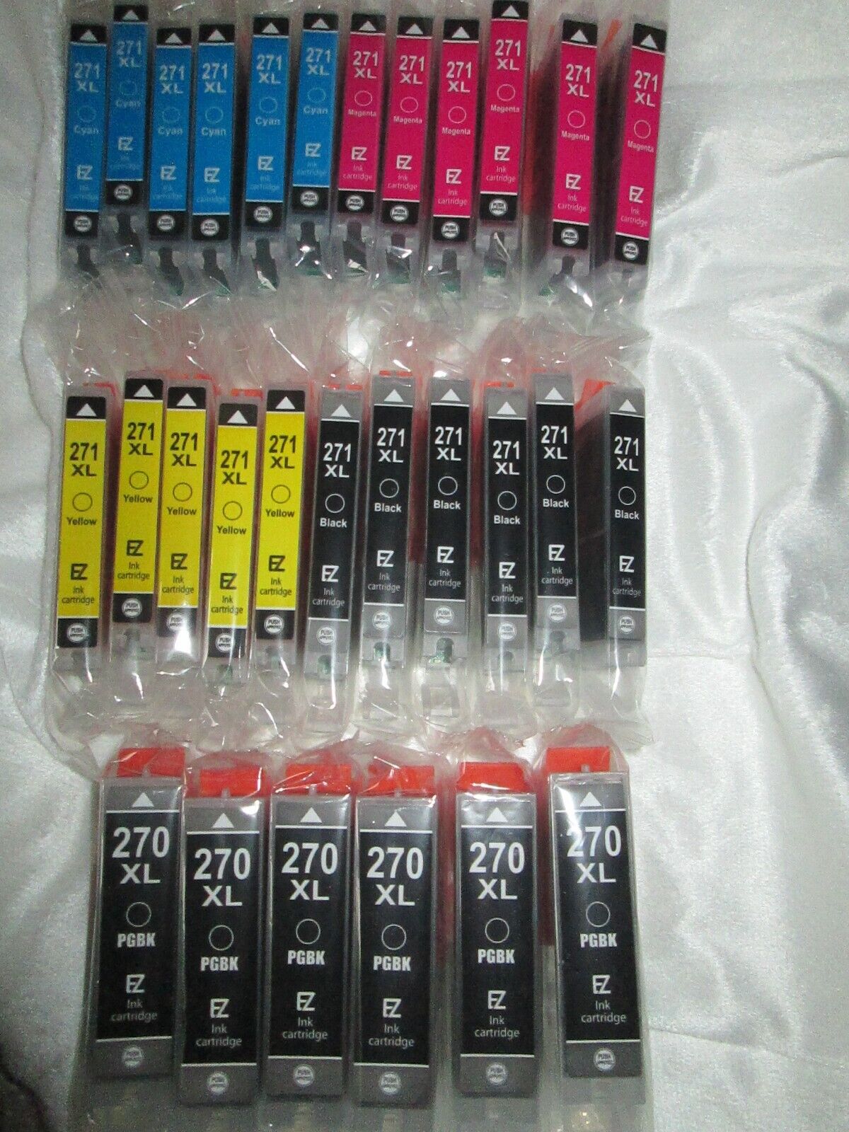 29 Pack E-Z Ink 270 & 271 XL Ink Cartridges for Epson Magenta Cyan Yellow Black
