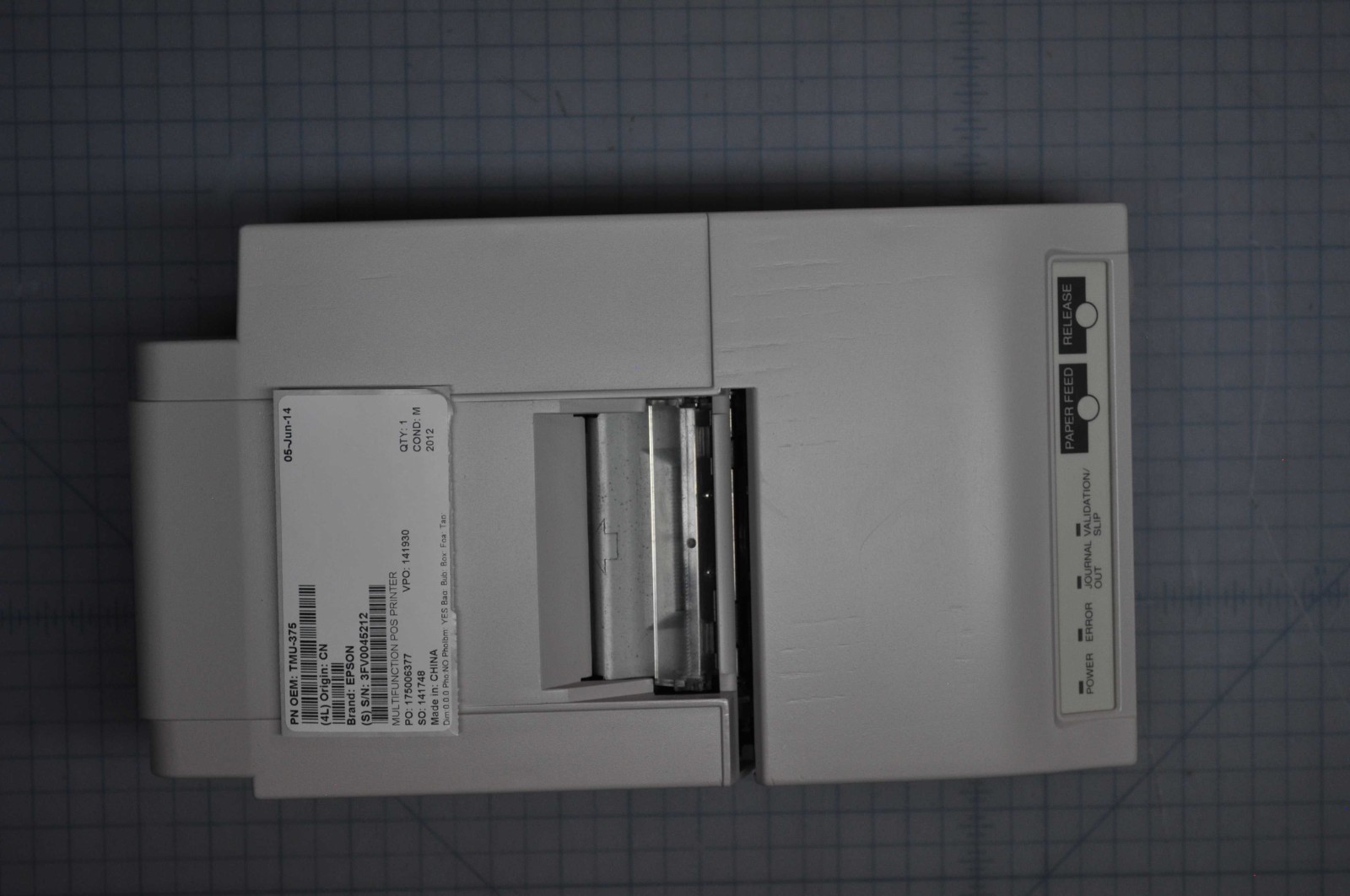 FOR PARTS EPSON MULTIFUNCTION POS PRINTER TMU-375