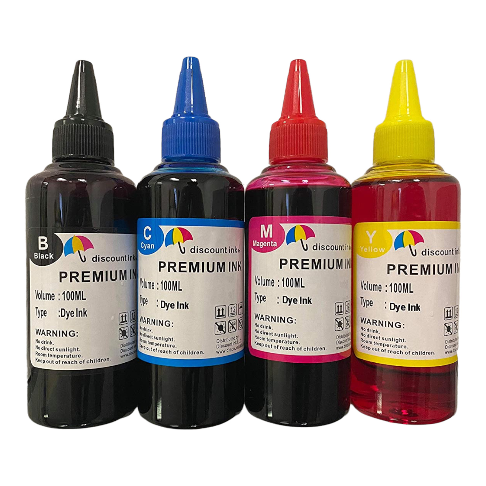 4x100ml Premium refill ink for Epson 522 ET-2720 ET-4700