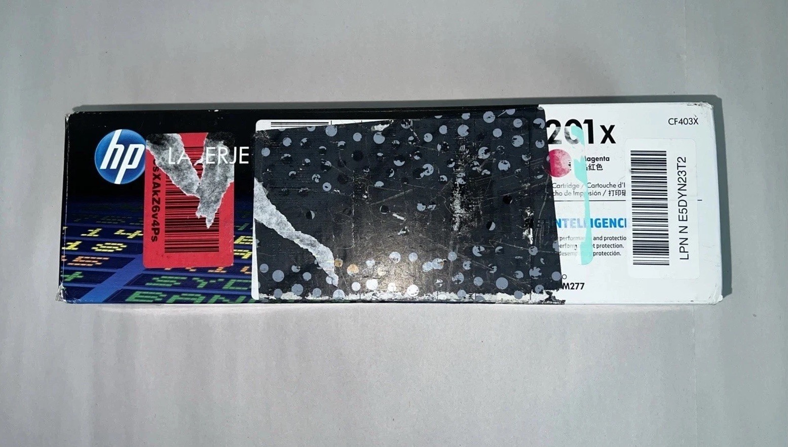 HP Genuine 201X CF403X Magenta Toner Print Cartridge *READ DESC*