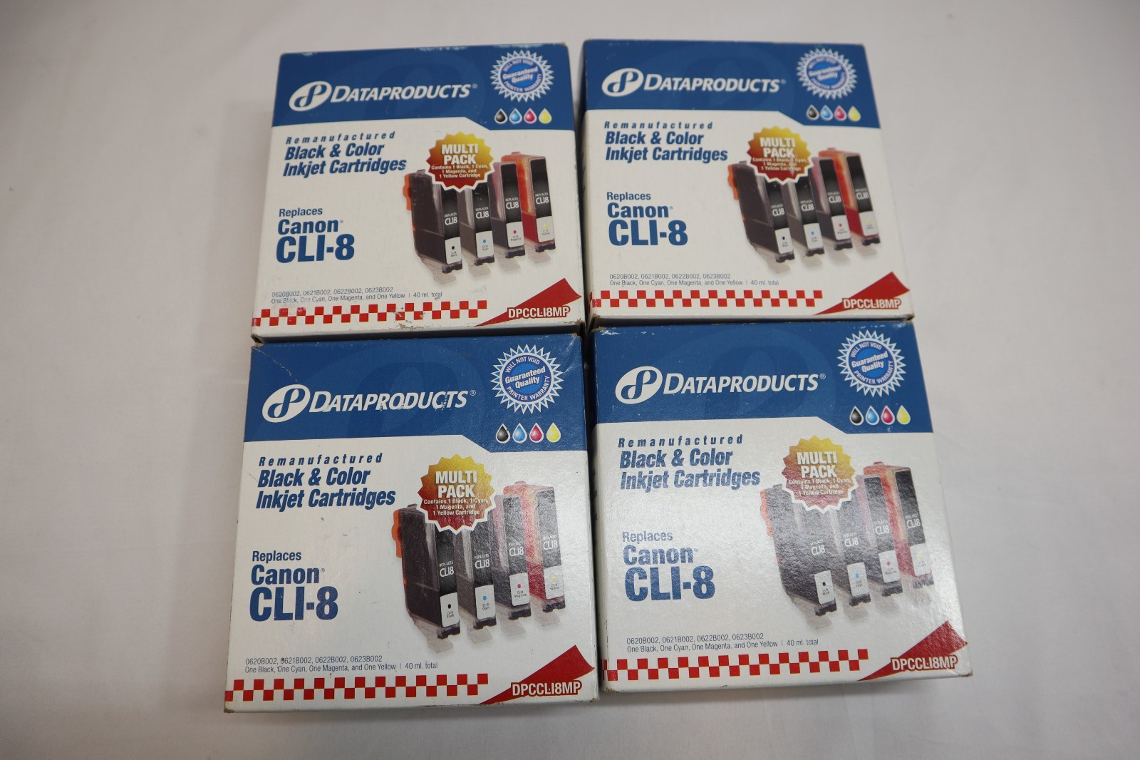 (NEW) DATAPRODUCTS INK TANK REPLACEMENT FOR CANON CLI-8 MULTI-PACK **(4PK)**