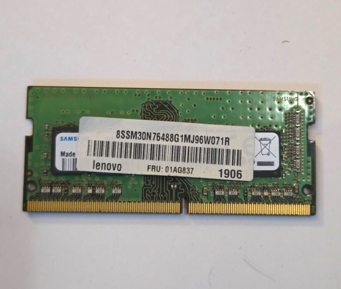 Samsung 8GB DDR4 2666MHz PC4-21300 SODIMM Laptop RAM Lenovo 01AG837