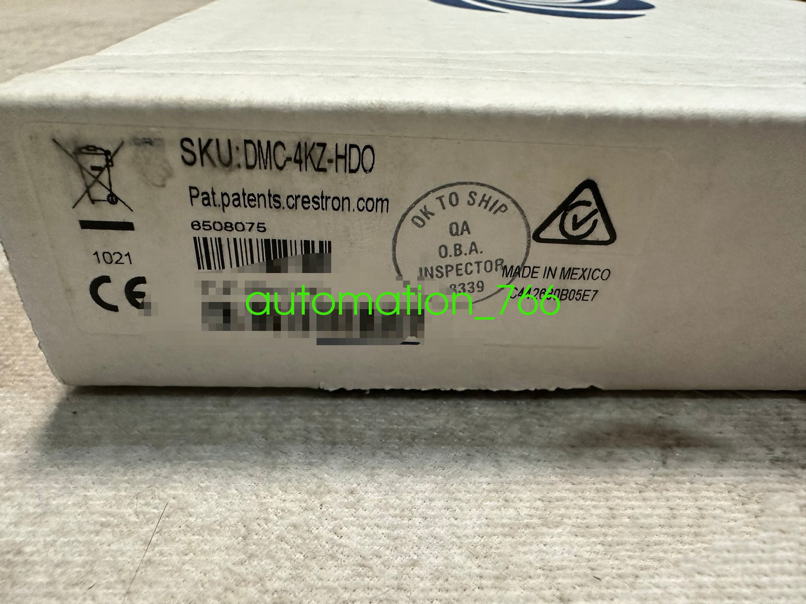 1PC Brand New Crestron DMC-4KZ-HDO Video Matrix Output Card Via DHL or Fedex