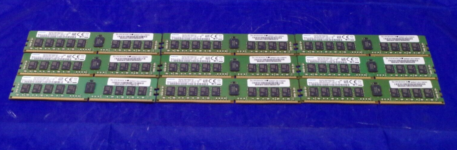 Lot of 32 Samsung 16GB 1Rx4 PC4 | CN M393A2K40BB1-CRC0Q | RDIMM Memory RAM