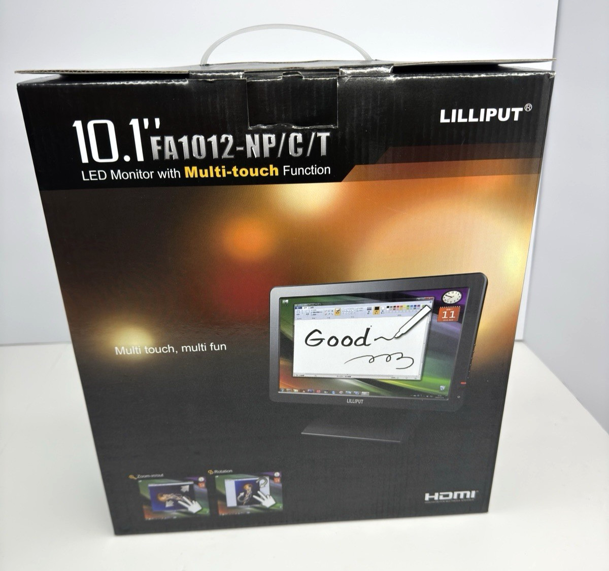 Lilliput FA1012-NP/C/T 10.1"1024X600 Capacitive Multi-Touch Screen VGA/HDMI/DVI 