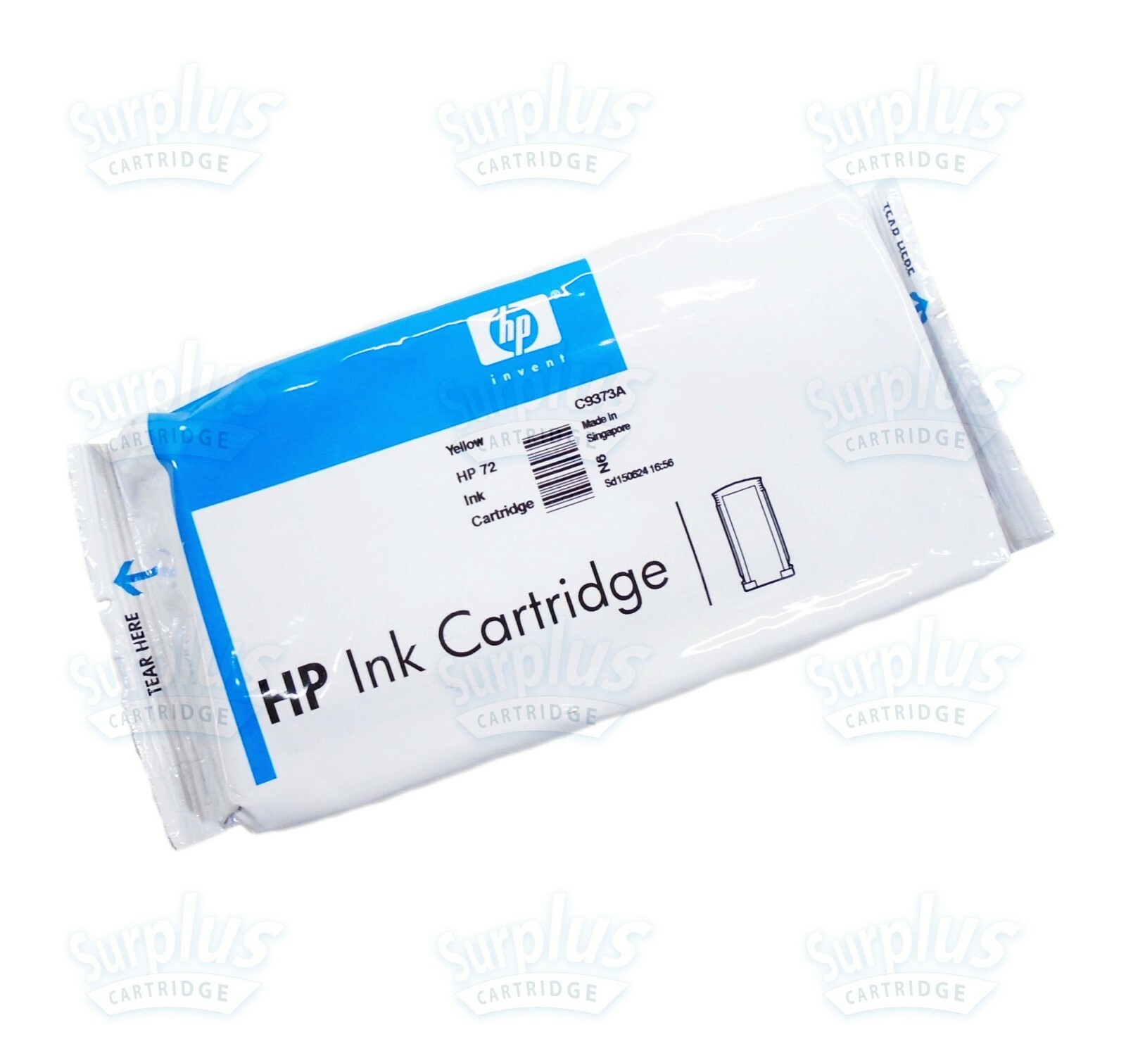 Genuine HP 72 Yellow Ink C9373A T790  T610 T2300 T1120 T1200 T1300  (130ML)