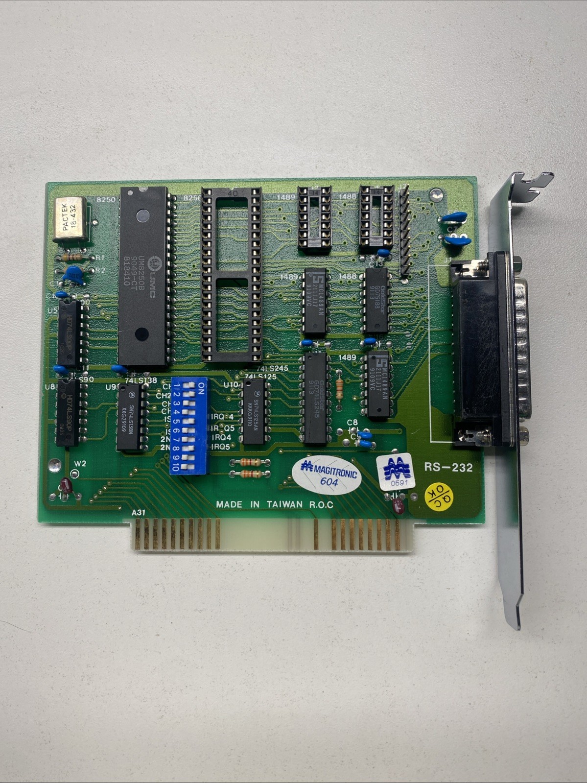 DTK P11-108 SERIAL CARD 8BIT RS232+ Asound Dual speed 10/100MBPS.NEW IN BOX..B52