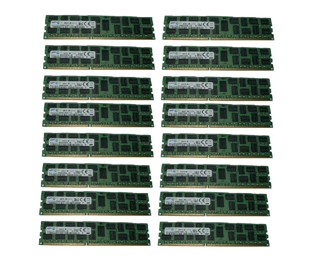 256GB (16x 16GB) 12800R RAM Memory For HP Proliant DL360 DL380 DL580 G6 G7 G8