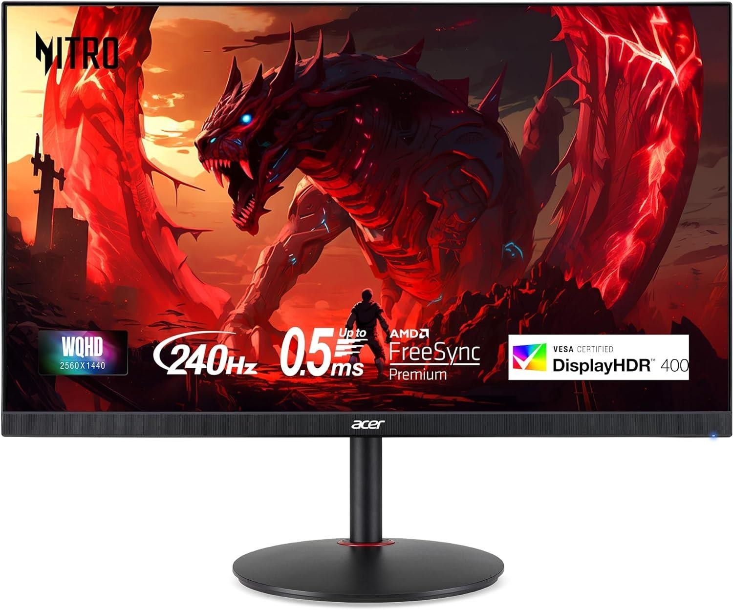 Acer Nitro XV2 XV272U W2 27" Gaming Monitor 240Hz 1440p - Refurbished